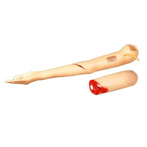 Control the operation steps of the bleeding arm model