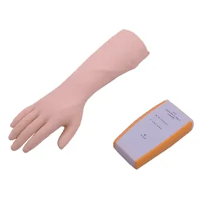 What is the purpose of the wrist joint puncture model